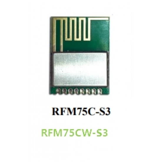 RFM75CW-S3,Low Power High Performance 2.4 GHz GFSK Transceiver 