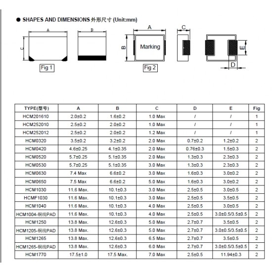 6.8uH 8A 10X10X4 ，SMD Integrated Shielding Power Inductor