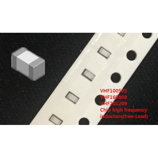 100nH  VHF160808 series 0603 Chip high frequency inductors(free-Lead) 