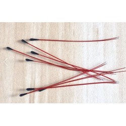 MF52B103F3950L060 NTC 10K 1% B-3950  thermistor with red enamelled wire