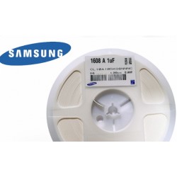 CL10B105KO8NNNC,Samsung,Cap Ceramic 1uF 16V X7R 10% Pad SMD 0603 