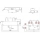 Slide switch MSK-12C03，SMD 8pin，3 positions