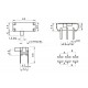 Slide switch MSK-22D18 ，2 positions